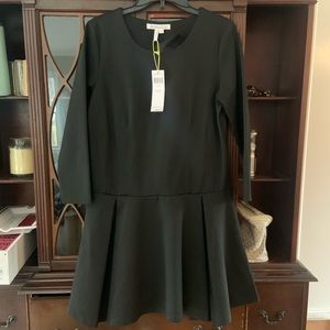 NWT BCBG Black Long Sleeve Mini Dress